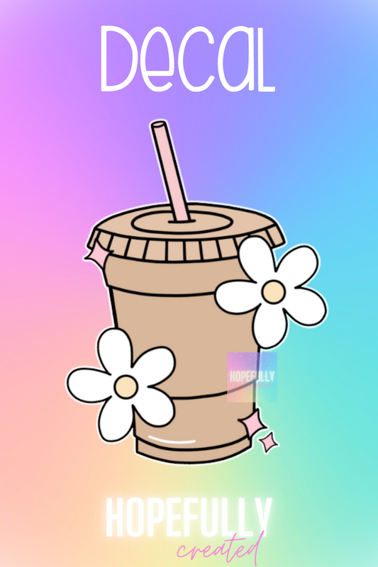 Iced Coffee Decal-148