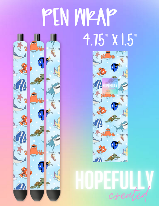 Fish Friends Pen Wrap-649 VIP