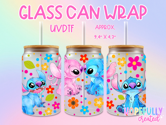 Alien Love UVDTF Glass Can Wrap