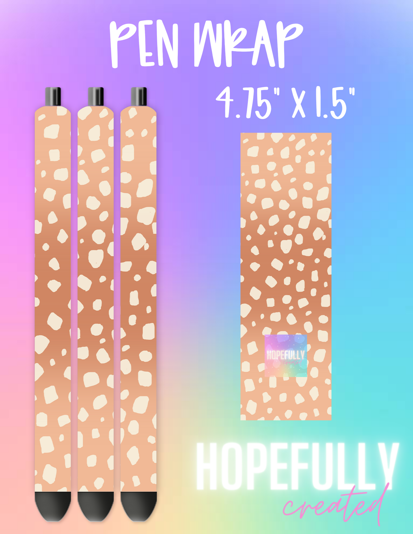 Deer Print Pen Wrap-420