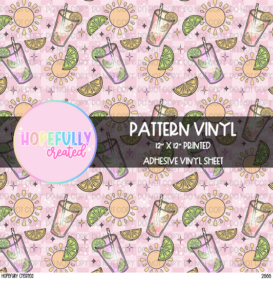 Summer Drinks Vinyl Collection- 2666