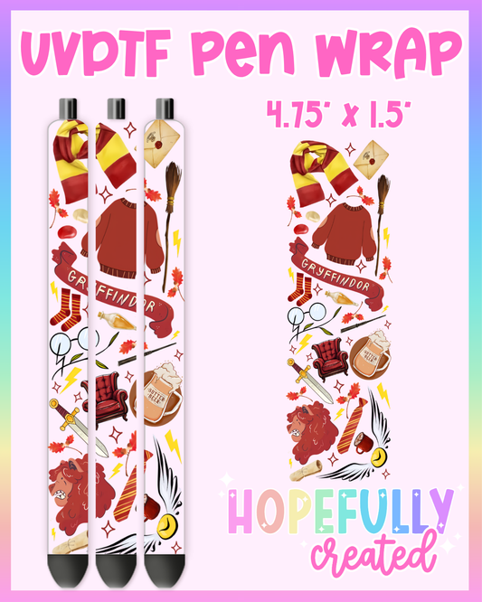 Red House UVDTF Pen Wrap