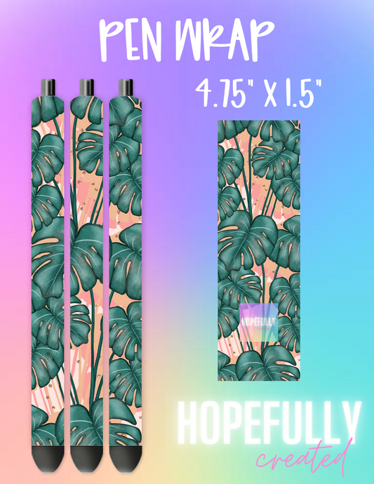 Monstera Pen Wrap-399