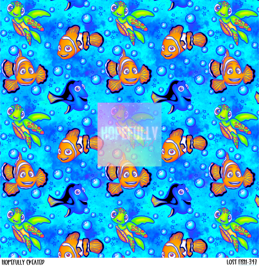 Lost Fish 12x12 - 347 VIP