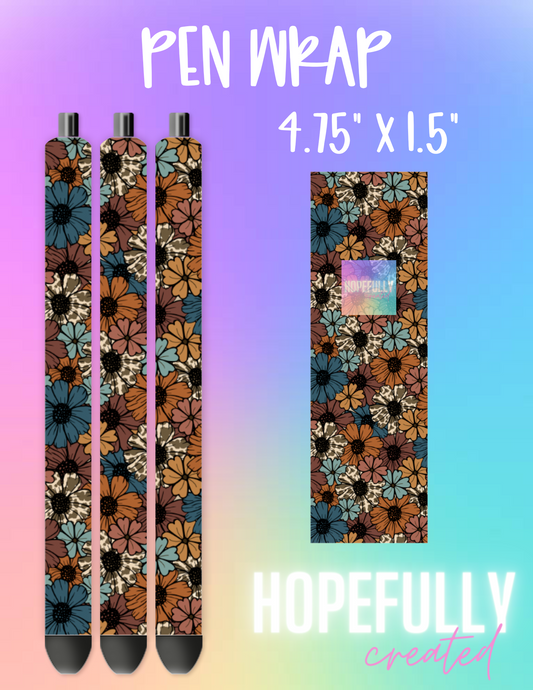 Floral Pen Wrap-930