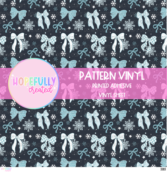 Christmas Bows Vinyl Collection - 3383