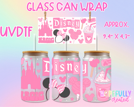 Magic UVDTF Glass Can Wrap