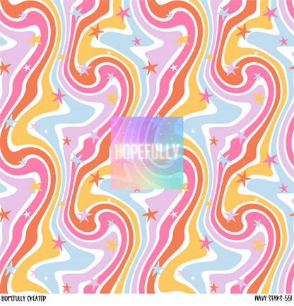 Wavy Stars Vinyl Collection- 551