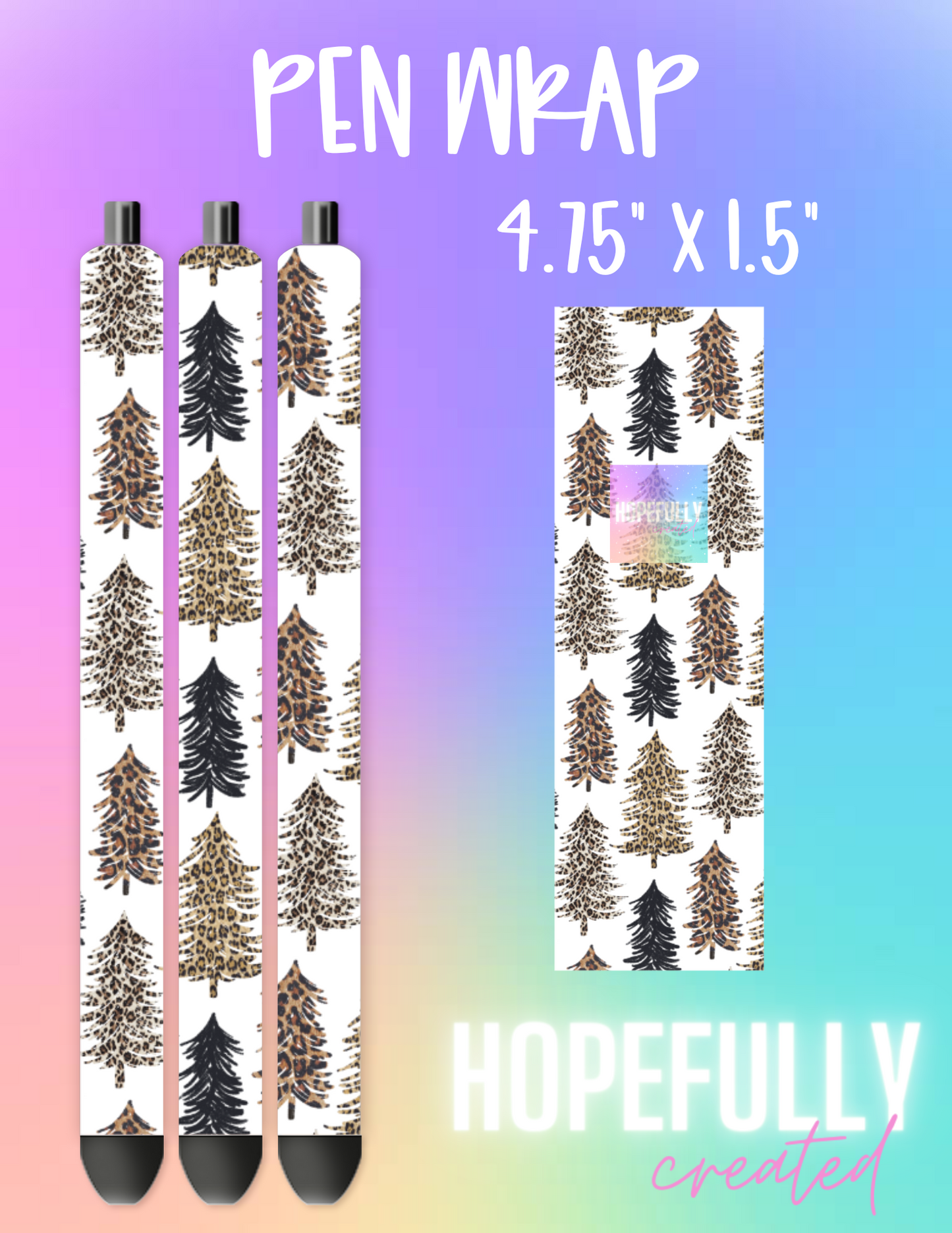 Leopard Trees Pen Wrap-656