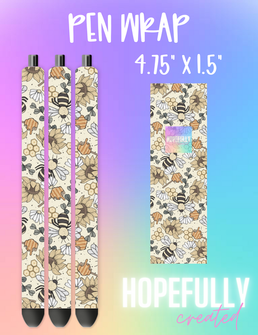 Floral Pen Wrap-932