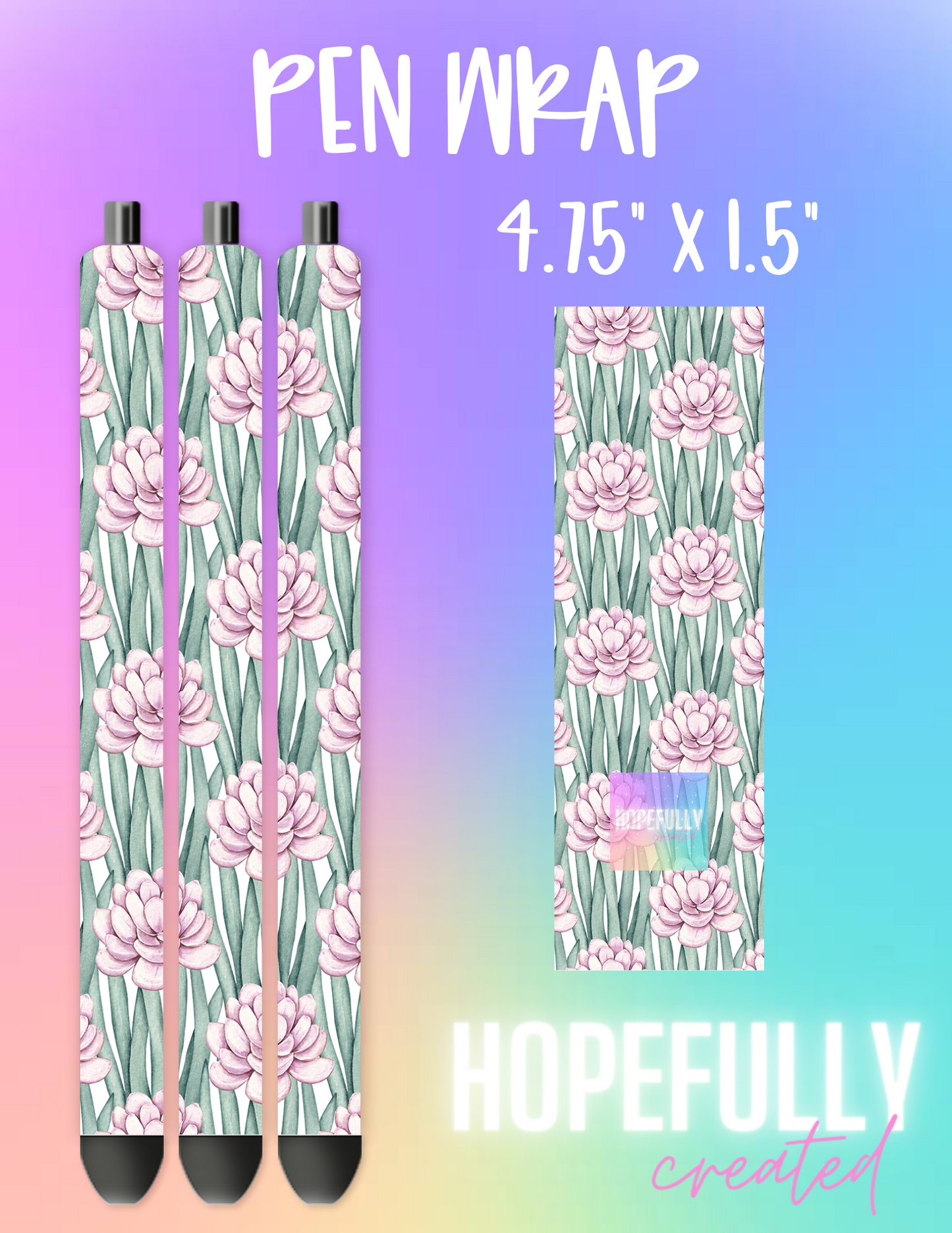 Succulent Pen Wrap-413