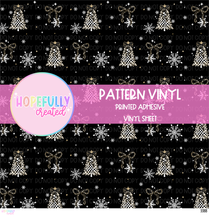 Christmas Tree Checker Vinyl Collection - 3388