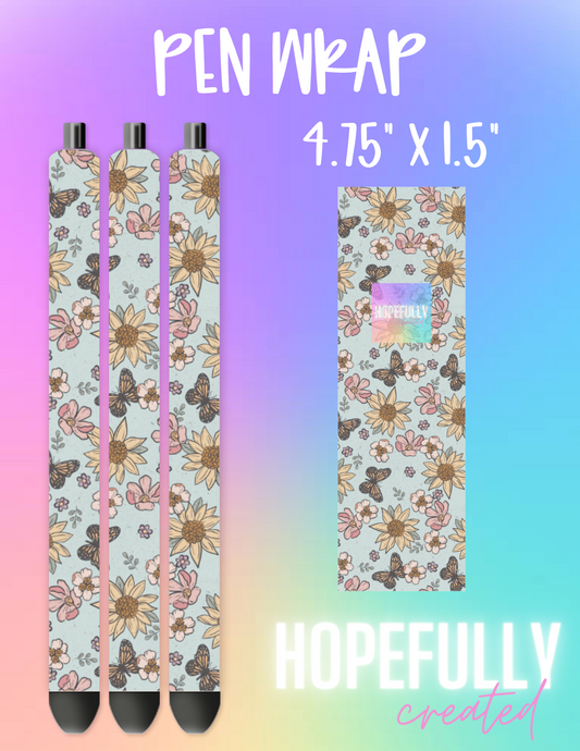 Floral Pen Wrap-933