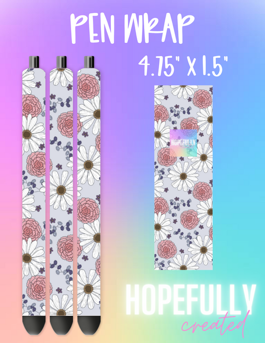 Floral Pen Wrap-934