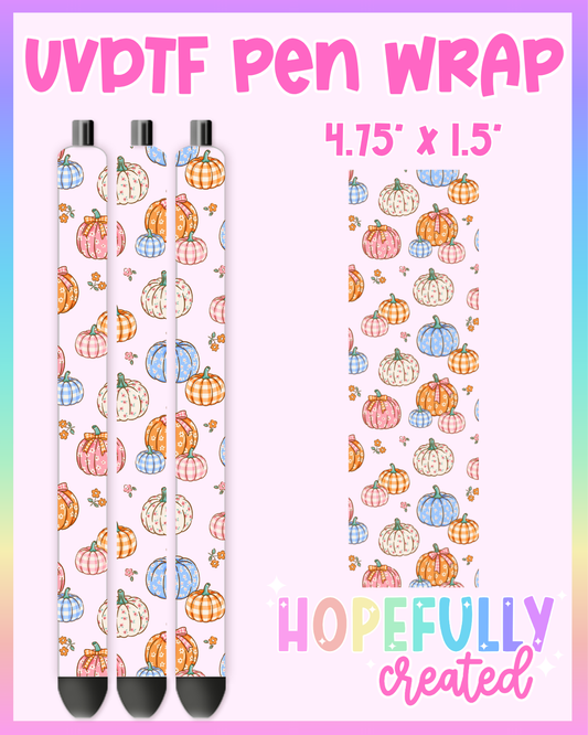 Pumpkins UVDTF Pen Wrap