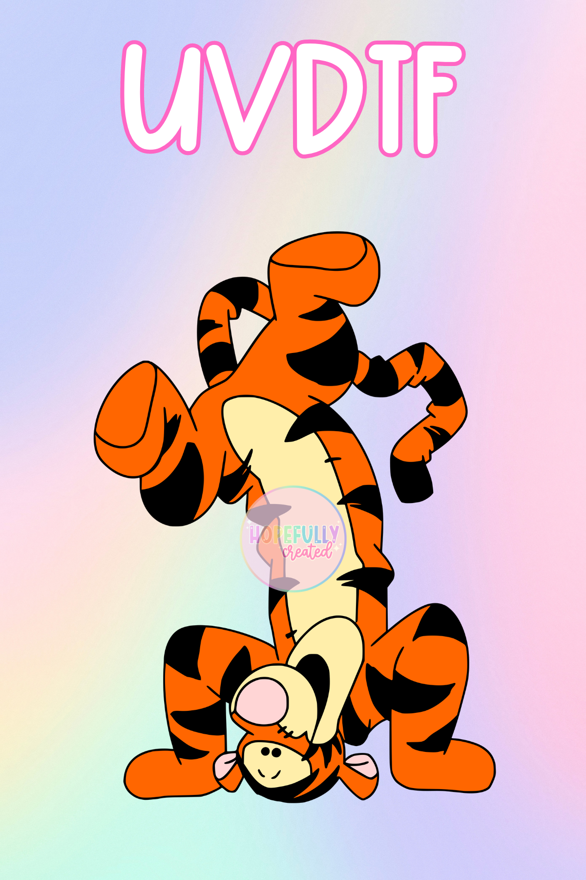 Tigger UVDTF Decal