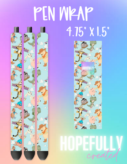 Bear Mashup Pen Wrap-1322 VIP