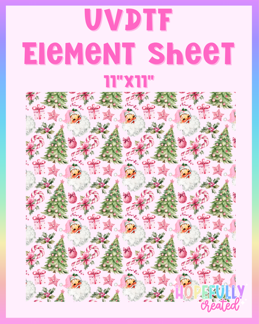 Santa UVDTF Element Sheet