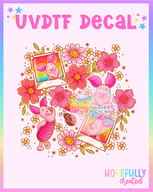Piglet UVDTF Decal