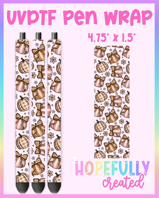 Pumpkins UVDTF Pen Wrap
