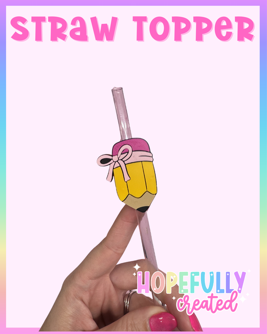 Pencil Straw Topper