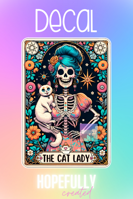 Cat Lady Decal-163