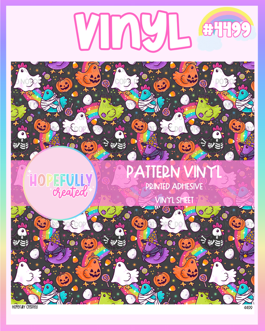 Halloween Chickens Vinyl Collection - 4499