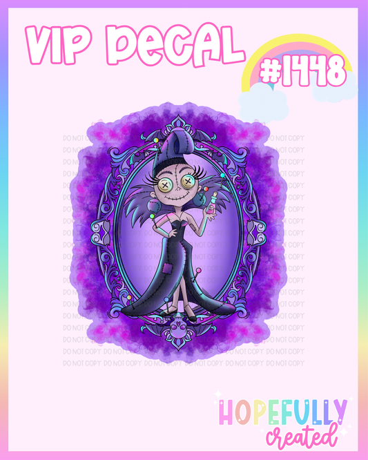 Villain Decal-1448 VIP