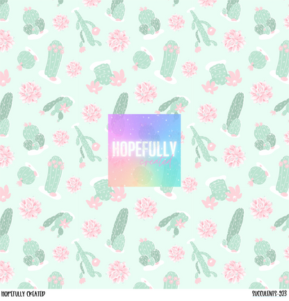 Succulents Vinyl Collection - 923