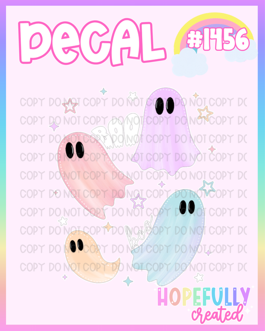 Pastel Ghosts Decal-1456