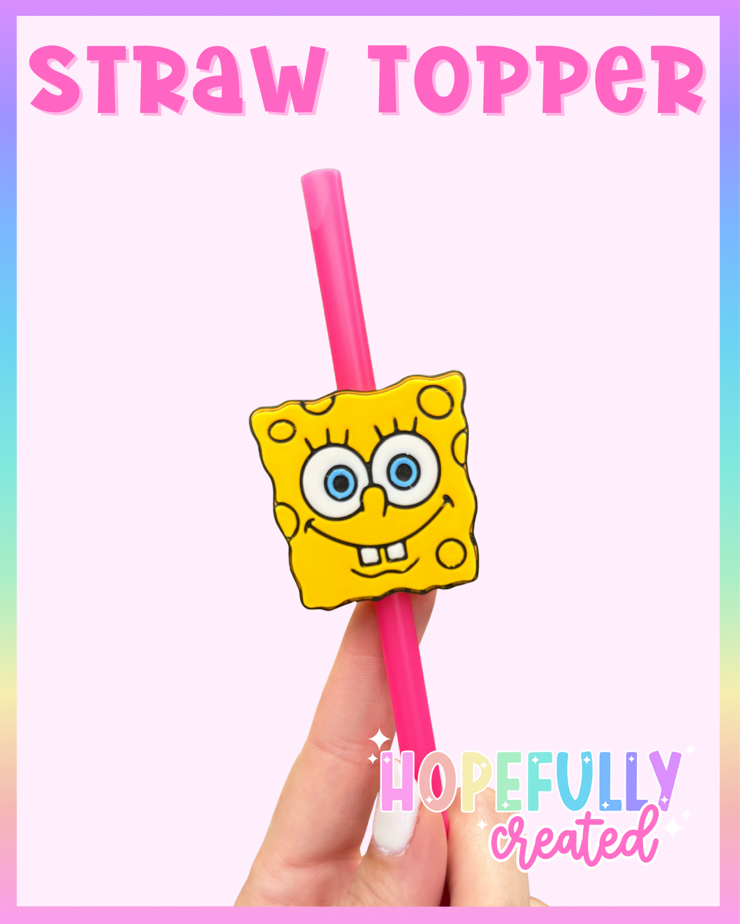 Sponge Straw Topper