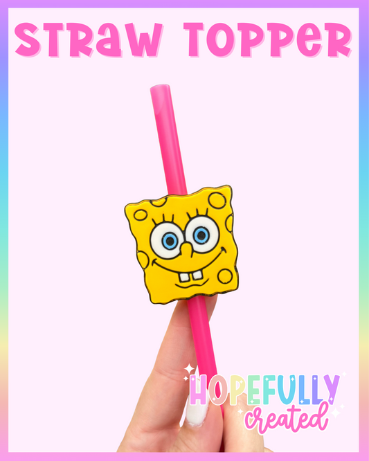 Sponge Straw Topper