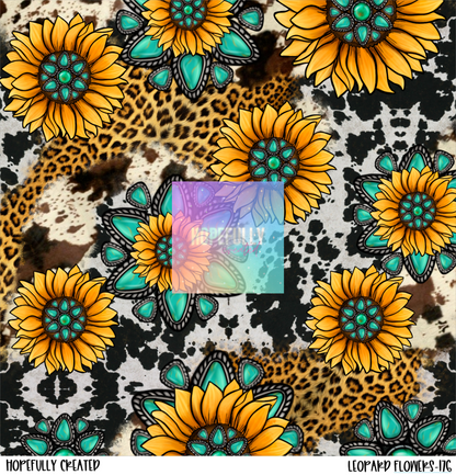 Leopard Flowers Vinyl Collection - 176