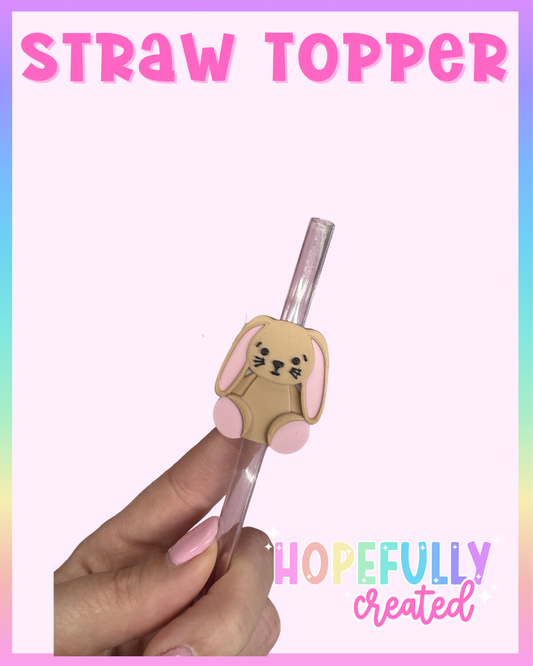 Bunny Straw Topper