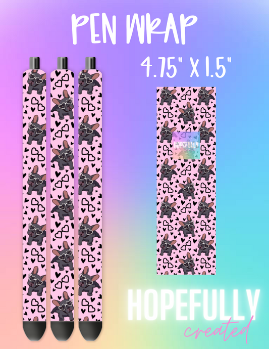 Frenchie Pen Wrap-673