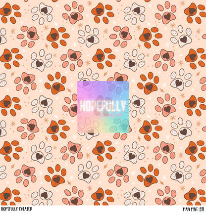 Paw Print Vinyl Collection - 931