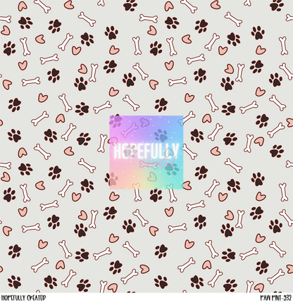 Paw Print Vinyl Collection - 932
