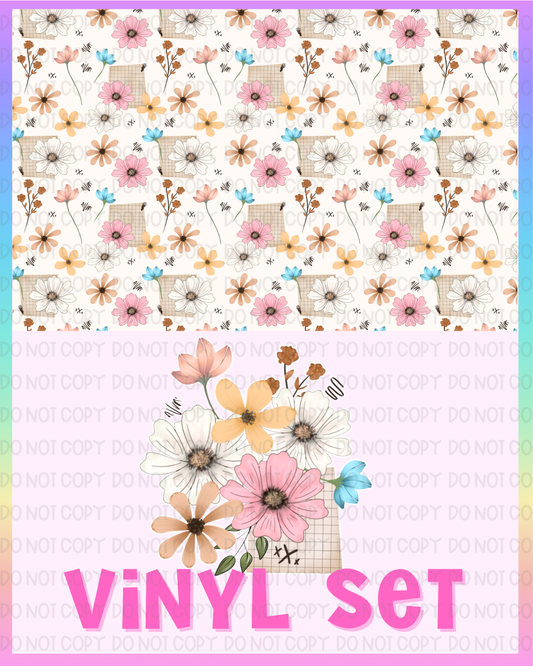 Floral Vinyl Set