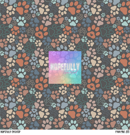 Paw Print Vinyl Collection - 933