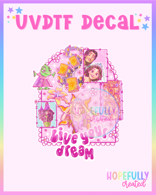 Tangled UVDTF Decal