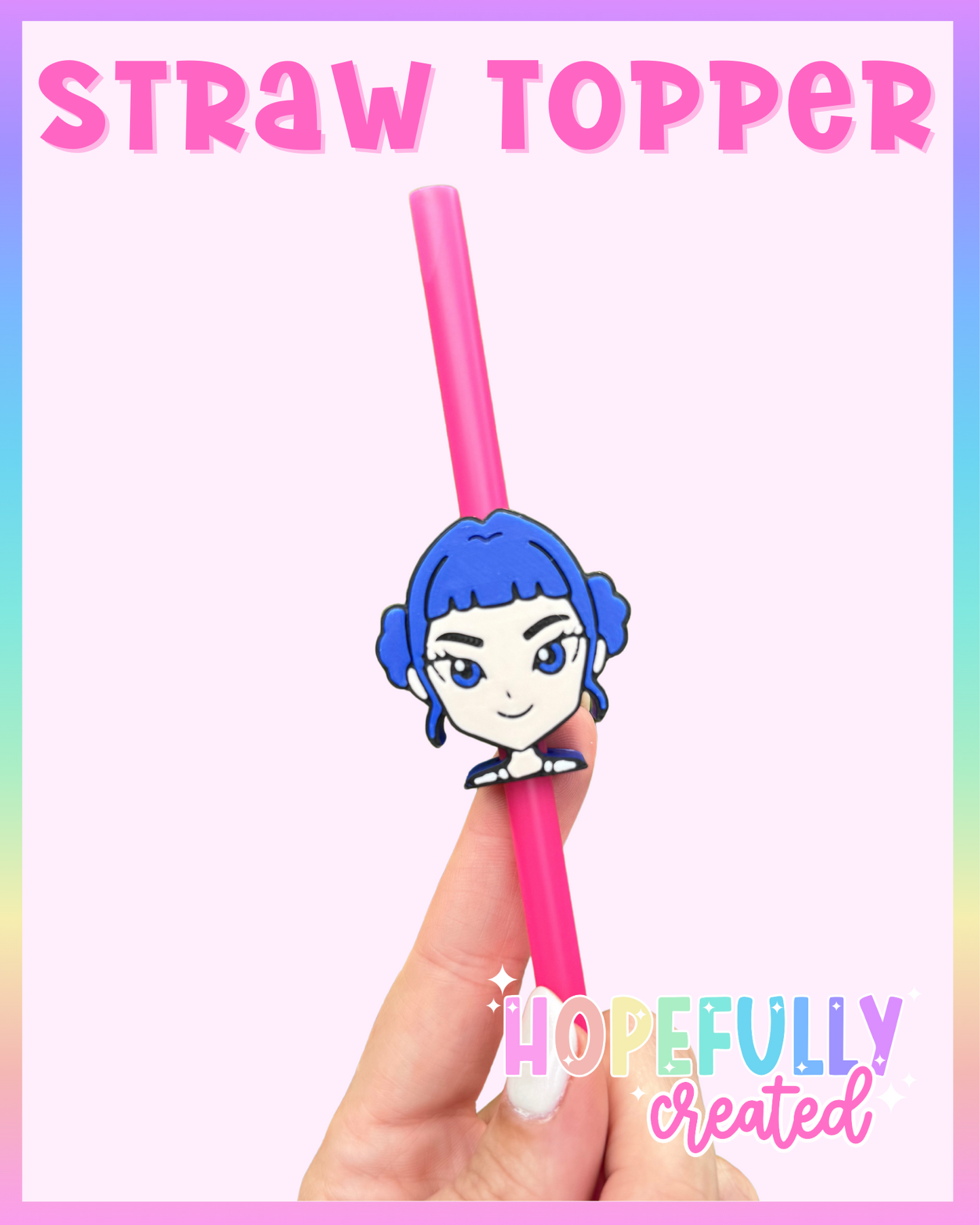 Zoey Straw Topper