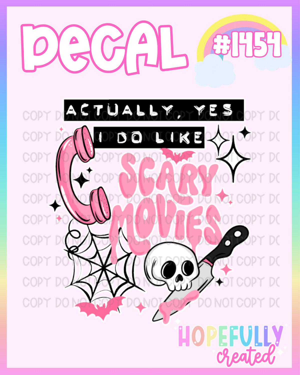 Scary Movies Decal-1454