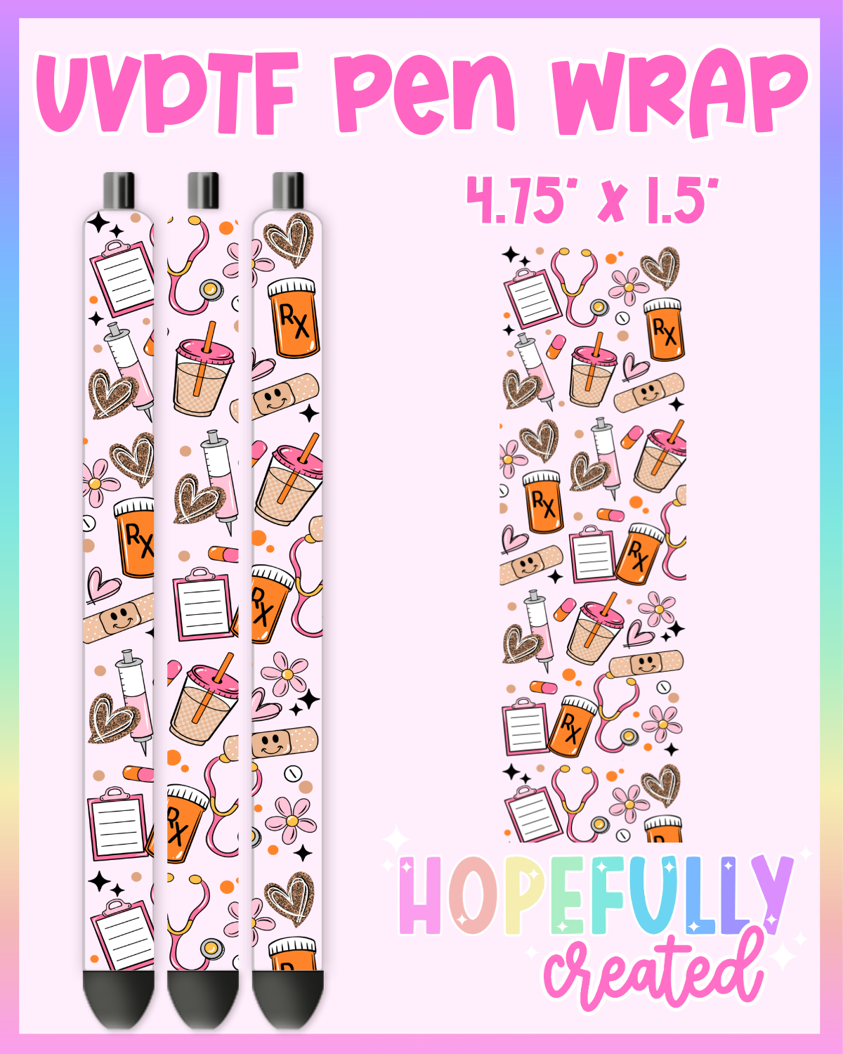 Medical UVDTF Pen Wrap