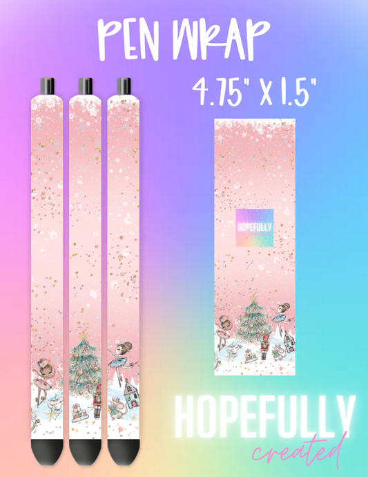 Pink Nutcracker Pen Wrap-443