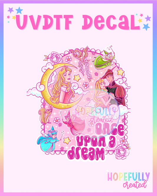 Sleeping Beauty UVDTF Decal