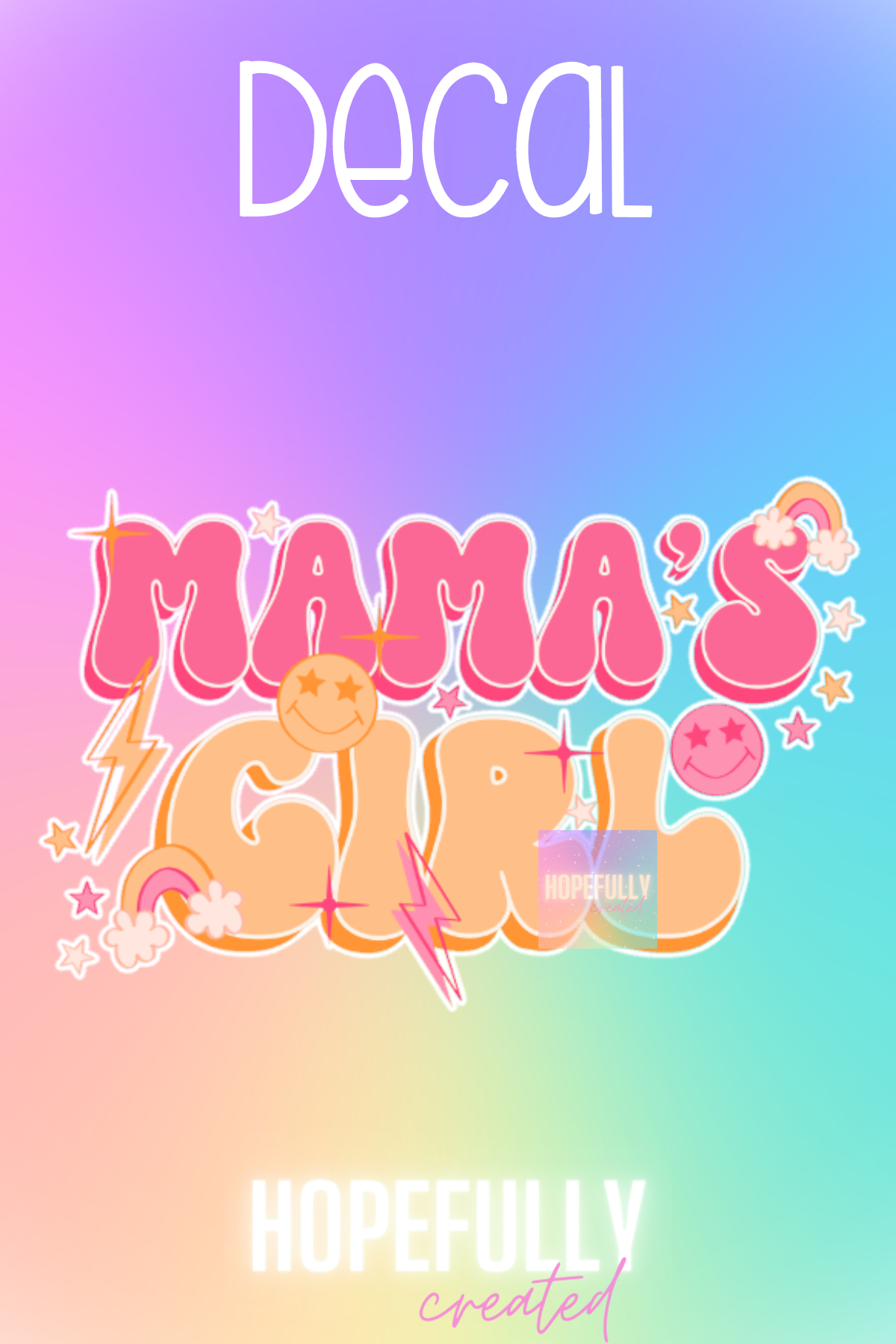 Mama's Girl Decal-182