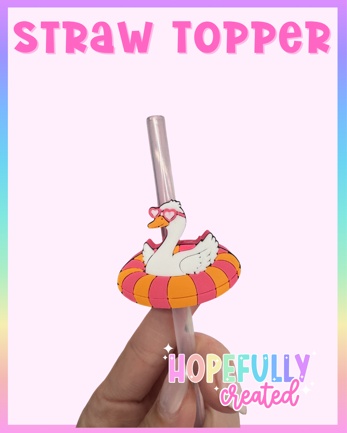 Pool Goose Straw Topper