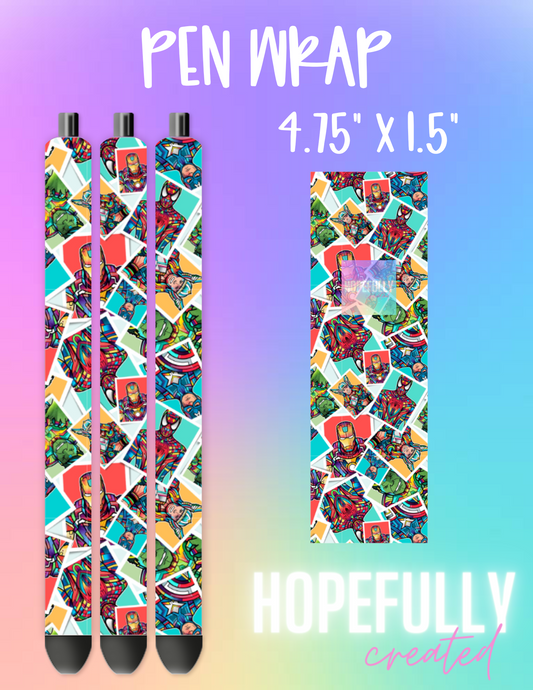 Heroes Pen Wrap-687 VIP