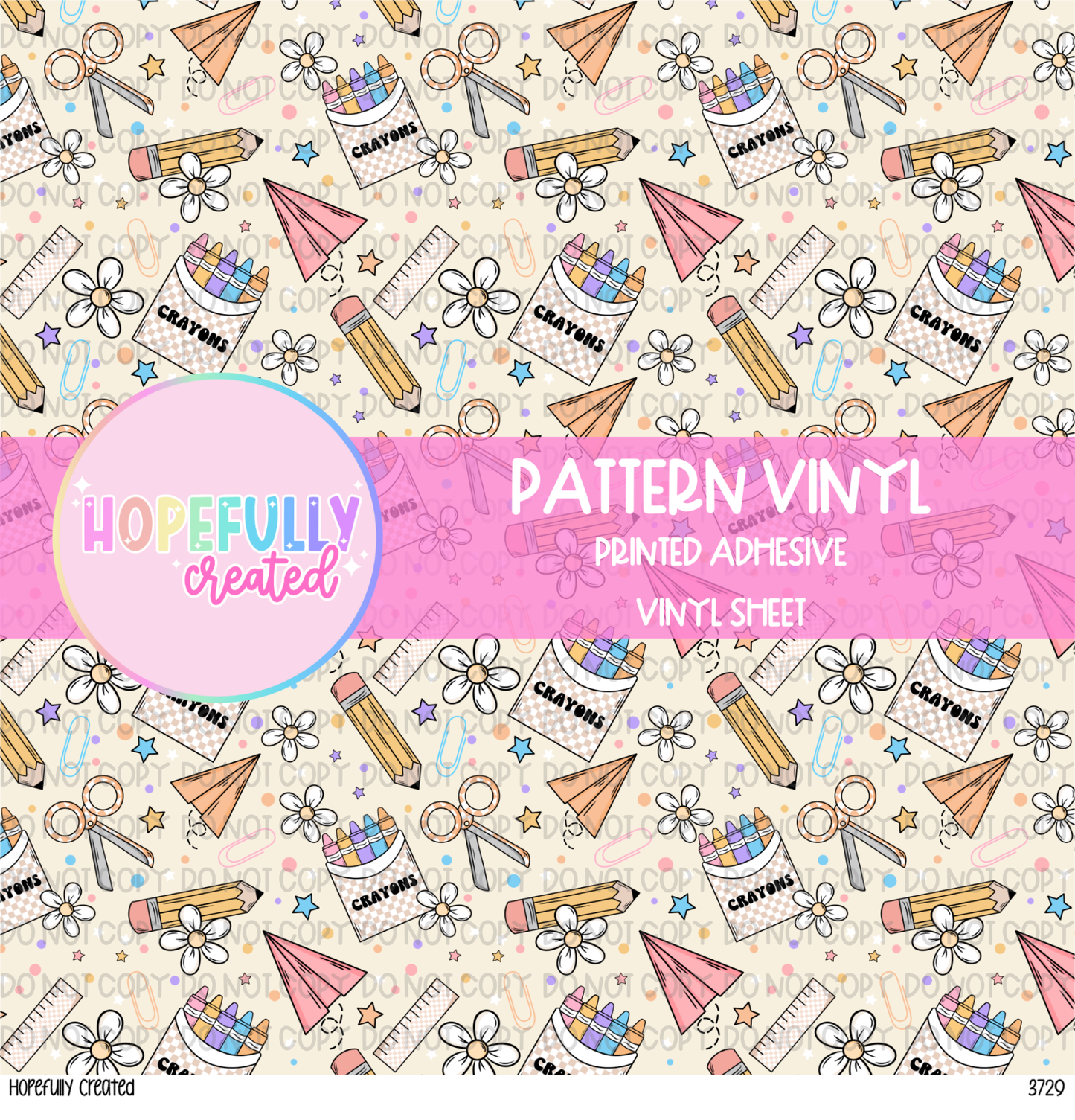 School Vinyl Collection- 3729