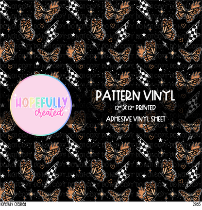 Checker Butterfly Vinyl Collection- 2365